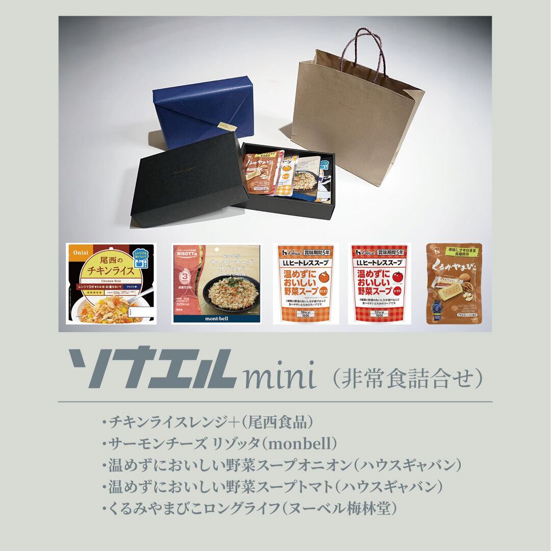 ソナエルmini（1日分のお手軽な非常食）
